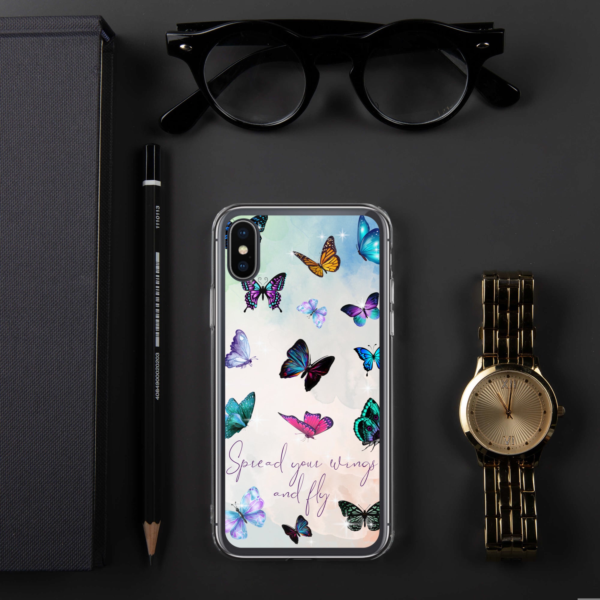 Butterfly Phone Case, Fashion Design Phone Case, Soft Silicone Case for iPhone 13 Case, iPhone 12 Case, iPhone 11 Case, iPhone Case Gift