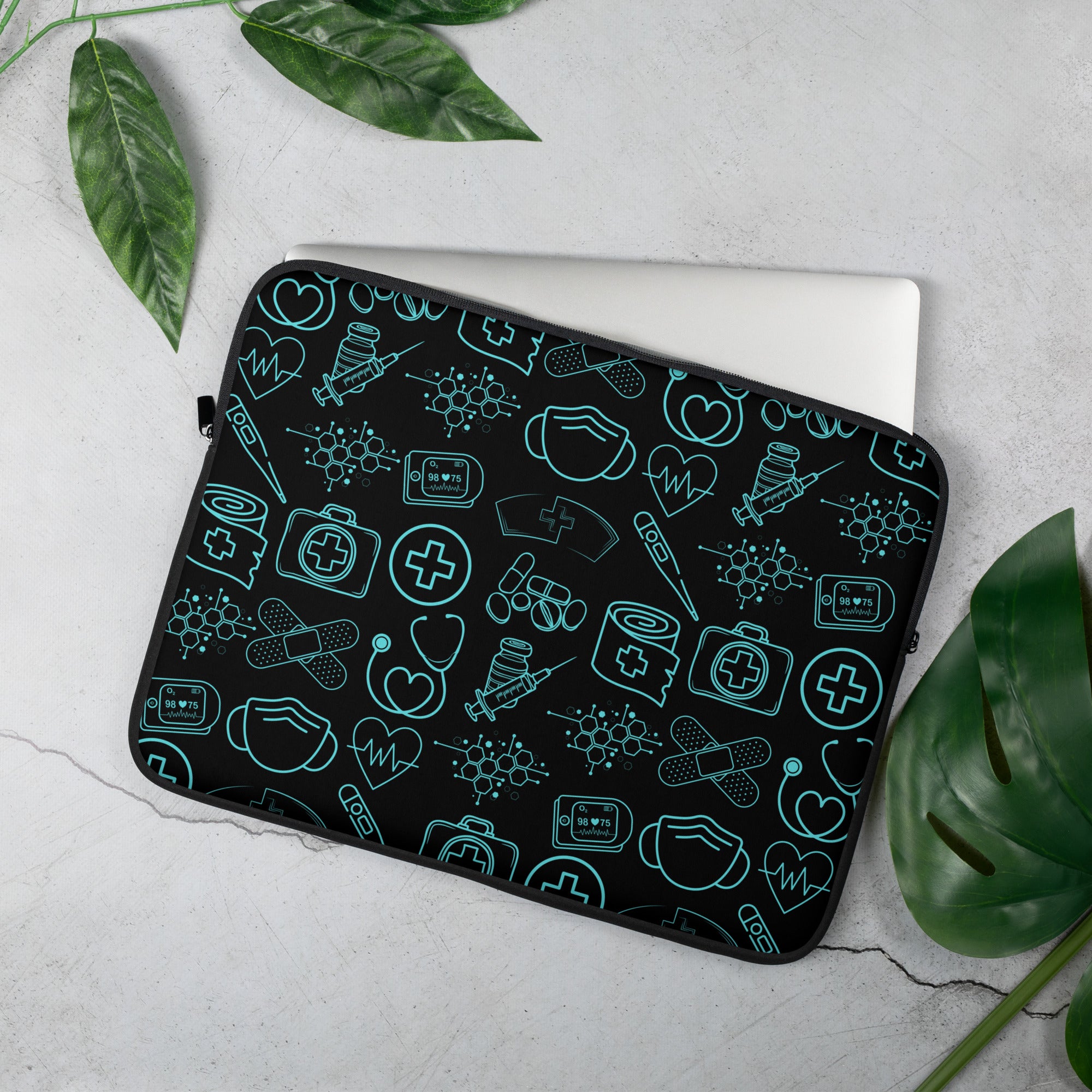 Medical  Laptop Sleeves, Customized Laptop Sleeves Folded Top Case, Washable Paper, Personalized Gift